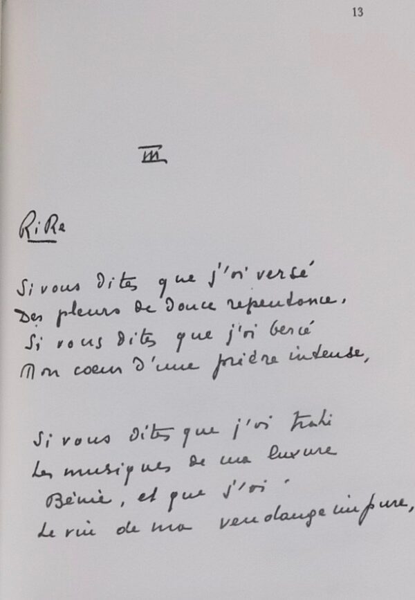 [CRISINEL] - ROUD (Gustave) et al. Hommage à Edmond-Henri Crisinel 1897-1948. Lausanne, Revue Etudes de Lettres, 1968. – Image 3