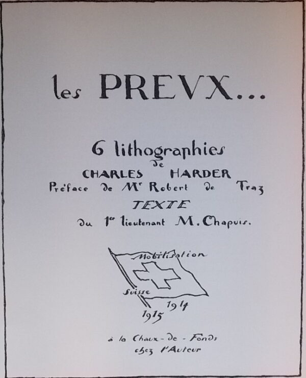 CHAPUIS (M.) Les preux.... La Chaux-de-Fonds, chez l'auteur, 1915. – Image 2