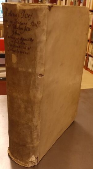 [DU MOULIN (Charles)] - CAROLUS MOLINAEUS Commentarii in Parisiensis Totius Galliae Supremi Parlamenti  Consuetudines, Ad nouam consuetudinem nunc recens relati & restituti Opera D. Dionysii Gothofredi Pariensis IC. Edition Postrema: In qua adiecta sunt plurimae eiusdem Iurisc. non minus utile ad marginem annotationes... Colloniae Allobrogum [Genève], Esaias Le Preux, 1613.