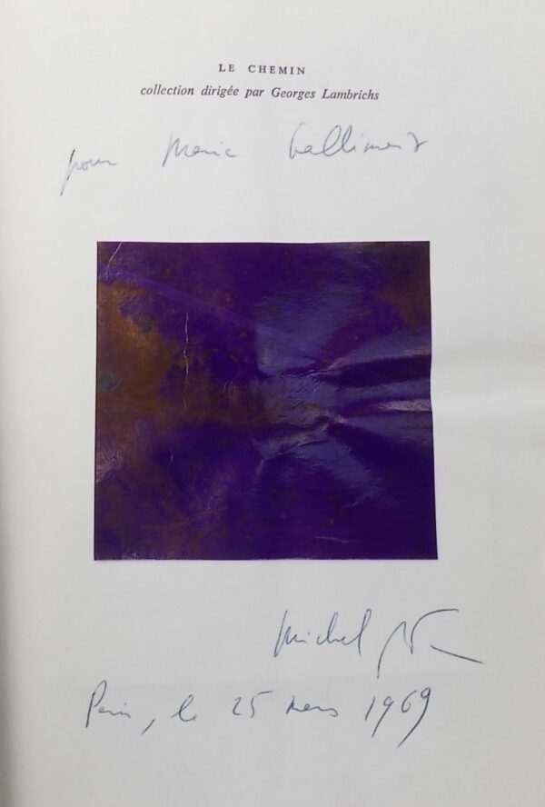 BUTOR (Michel) Illustrations II. Paris, Gallimard (coll. Le Chemin, 1969. – Image 2