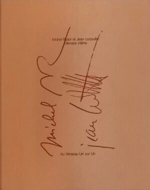 BUTOR (Michel) & LECOULTRE (Jean) Menace intime. Denges, A l'Enseigne du Verseau, 1986.