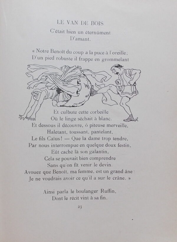 [HEMARD] - BERRY (André) Contes milésiens, tirés d'Apulée et mis en vers français. Paris, Editions de la Tournelle, 1936. – Image 2