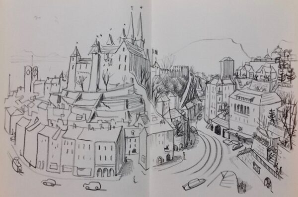 NORTH (Marcel) Neuchâtel, petite ville rangée. Neuchâtel,  Ides et Calendes (coll. Calendes grecques), 1960. – Image 3