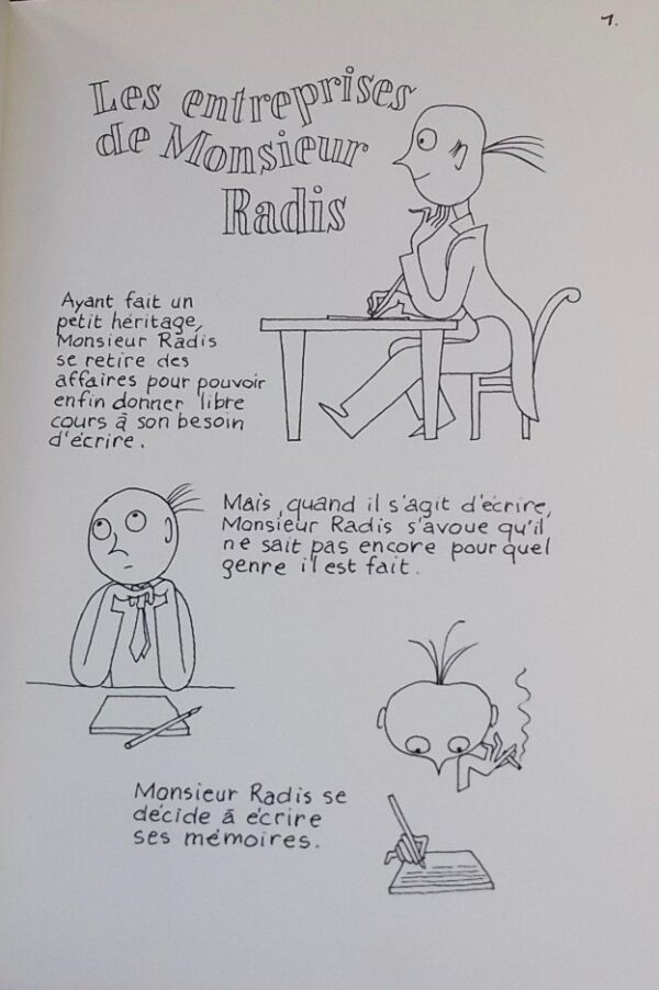 BILLETER (Alex) Les entreprises de Monsieur Radis. Neuchâtel et paris, Ides et Calendes, 1957. – Image 2