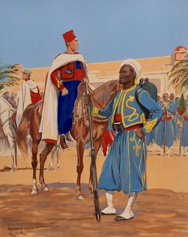 MAC ORLAN (Pierre) Les Africains. Vie pittoresque et sentimentale de l'Armée française. Paris, Guilhot, 1945. – Image 5