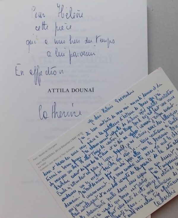 PAYSAN (Catherine) Attila Dounaï. Pièce en 4 actes. Paris, Denoël, 1983. – Image 2