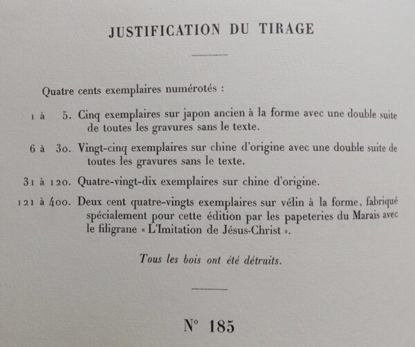 [DENIS (Maurice) ill.] L'imitation de Jésus-Christ, Traduction  anonyme du XVIIe siècle honorée d'un Bref de Notre Saint-Père le pape Pie IX. Paris, Ambroise Vollard, 1903. – Image 4