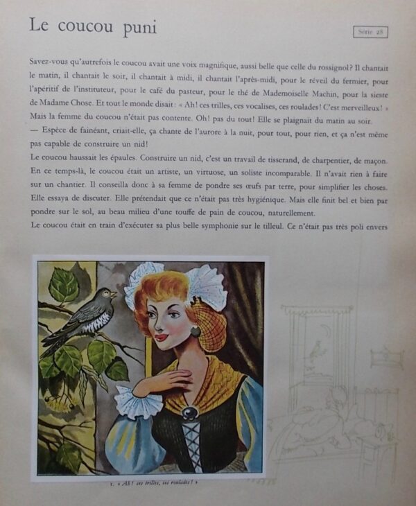 COLLECTIF 24 contes d'animaux. Volume II. Vevey, Nestlé-Peter-Cailler-Kohler, 1957. – Image 3