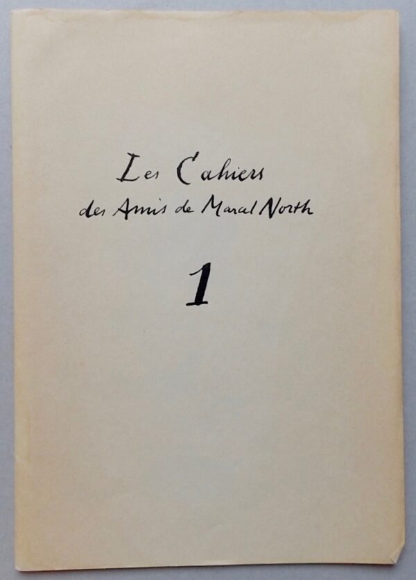 NORTH (Marcel) Les Cahiers des Amis de Marcel North. Neuchâtel, La Baconnière, 1956. – Image 3