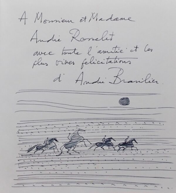 [BRASILIER] - VALENSI (Raphaël) André Brasilier. Neuchâtel, Ides et Calendes, 1978. – Image 2