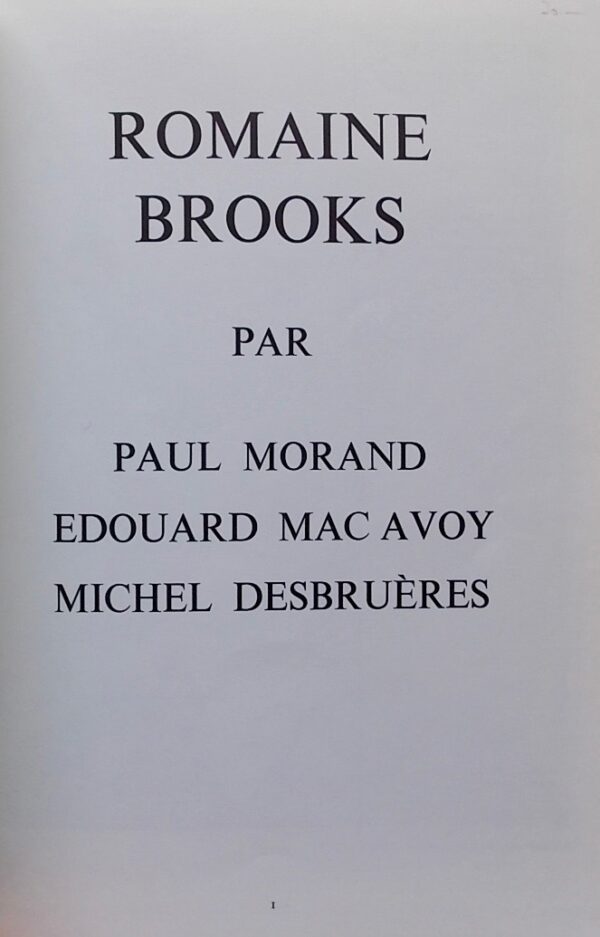 [REVUE] - BIZARRE N° 46. Mars 1968. Romaine Brooks Paris, Libr. J.-J. Pauvert, 1968. – Image 2