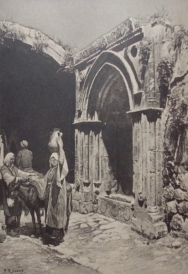 ROBERT (Paul) En terre sainte. Notes et croquis d'un peintre. Lausanne, H. Mignot & Paris, Grassart, 1893. – Image 3