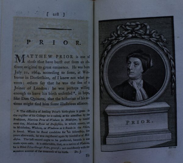 JOHNSON (Samuel) The Works of the English Poets. With Prefaces, Biographical and Critical Observations London, Printed by John Nichols for J. Buckland, J. Rivington and sons..., 1790. – Image 5