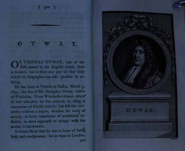 JOHNSON (Samuel) The Works of the English Poets. With Prefaces, Biographical and Critical Observations London, Printed by John Nichols for J. Buckland, J. Rivington and sons..., 1790. – Image 6