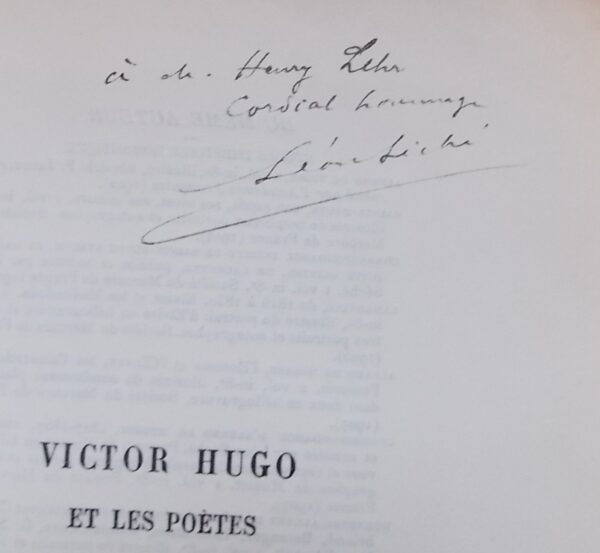 [HUGO] - SECHE (Léon) Le cénacle de Joseph Delorme. I: Victor Hugo et les poètes. II: Victor Hugo et les artistes. Paris, Mercure de France, 1912. – Image 4