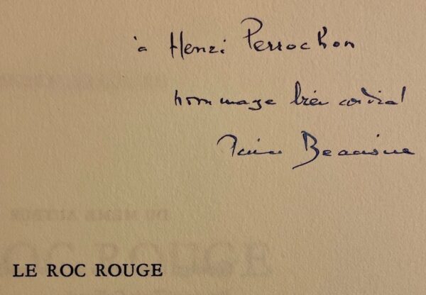 BEAUSIRE (Pierre) Le roc rouge. [Lausanne], Editions du Revenandray, 1975. – Image 2