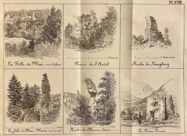 QUIQUEREZ (Auguste) Monuments de l'Ancien Evêché de Bâle. Topographie d'une partie du Jura oriental et en particulier du jura bernois. Epoque celtique et romaine. Porrentruy, Imprimerie et Lithographie de Victor Michel, 1864. – Image 3