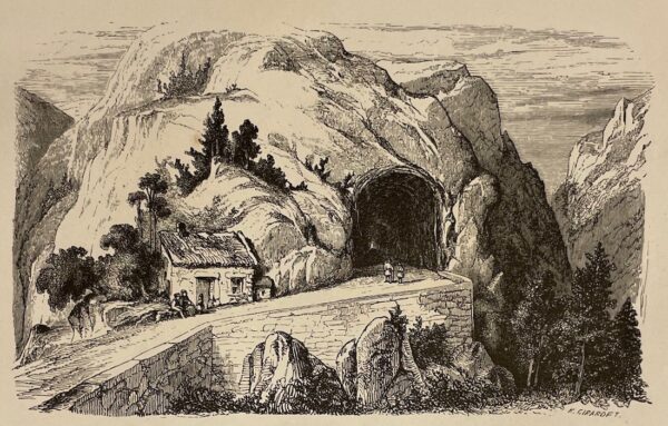 TÖPFFER (Rodolphe) Nouveaux voyages en zigzag, à la Grande Chartreuse, autour du Mont Blanc, dans les vallées d'Herenz, de Zermatt, au Grimsel, à Gênes et à la Corniche. Paris, Garnier Frères, 1858. – Image 6