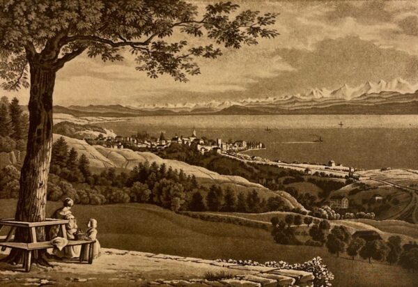 GUYOT (Charly) Voyageurs romantiques en pays neuchâtelois. Neuchâtel, Delachaux & Niestlé, 1933. – Image 3