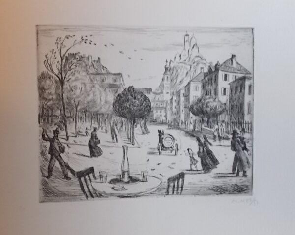 NORTH (Marcel) Les vingt-cinq capitales de la Suisse. Eaux-fortes de Marcel North. Neuchâtel, Ides et Calendes, 1949. – Image 4