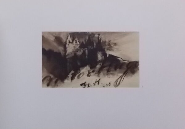 HUGO (Victor) Strophes inédites - Dessins rares ou inédits, accompagnés d'une strophe manuscrite. Neuchâtel, Ides et Calendes, 1952. – Image 3