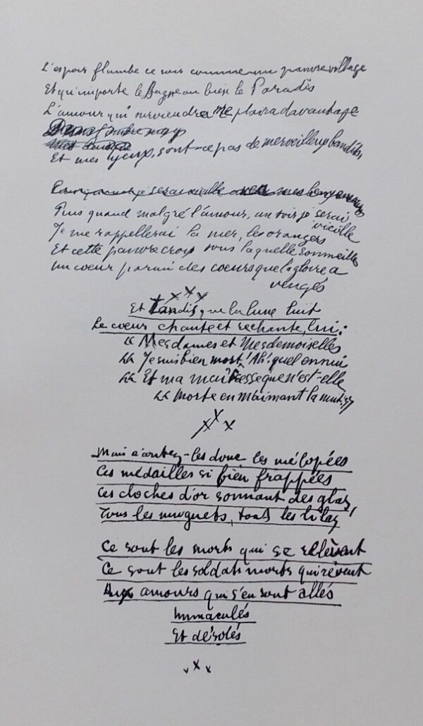 APOLLINAIRE (Guillaume) Poèmes à Lou. Genève, Pierre Cailler, 1955. – Image 3