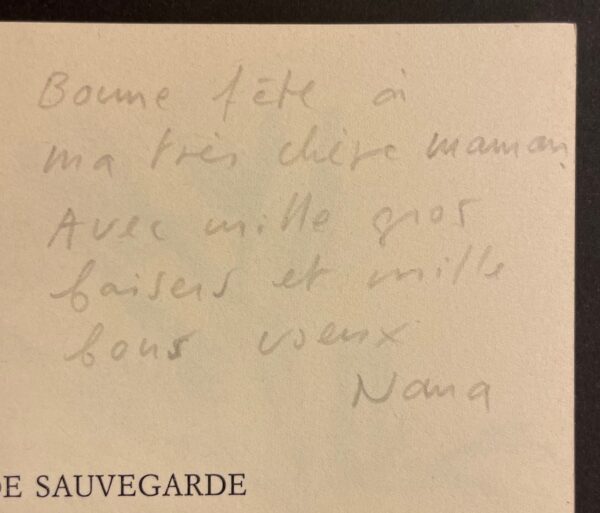 [JACCOTTET (Anne-Marie)] - GUYON (Patrick) La terre de sauvegarde. Sans lieu, Pierre Fanlac, 1991. – Image 3