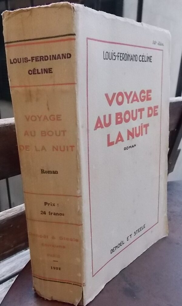 CELINE (Louis-Ferdinand) Voyage au bout de la nuit. Paris, Denoël et Steele, 1932. – Image 2