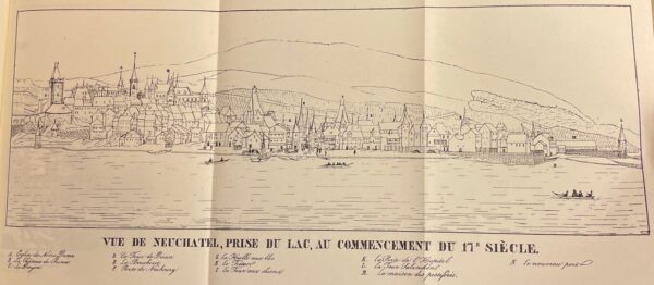 CHAMBRIER (Samuel de) Description topographique et économique de la Mairie de Neuchâtel. Genève, Slatkine, 1980. – Image 5