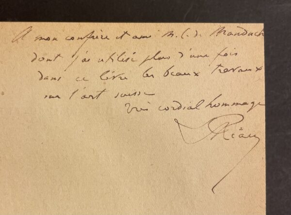 REAU (Louis) Histoire de l'expansion de l'art français. Belgique et Hollande - Suisse - Allemagne et Autriche - Bohême et Hongrie. Paris, Henri Laurens, 1928. – Image 3