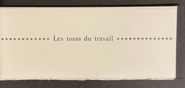MAUPASSANT (Guy de) Les tours du travail. Toccalmato, Alma Charta (Coll. Les heures contées), 2022. – Image 2