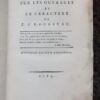 [ROUSSEAU] - STAEL (Germaine, Mademe de) Lettres sur les ouvrages et le caractère de J. J. Rousseau. Nouvelle édition augmentée. Sans lieu et sans nom (Genève ou Paris), 1789. – Image 2