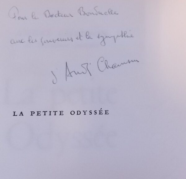 CHAMSON (André) La petite Odyssée. Paris, Gallimard (coll. Blanche), 1965. – Image 3