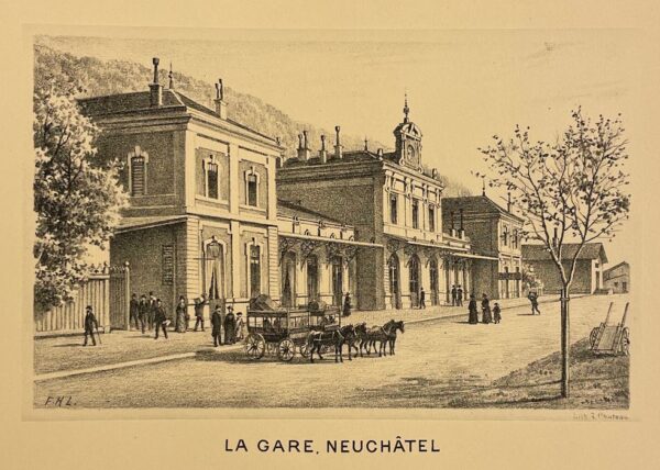 HUGUENIN-LASSAUGUETTE (Fritz-Edouard) Le canton de Neuchâtel illustré. La Chaux-de-Fonds, A. Chateau, (1890). – Image 4