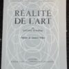 SCHWOB (Lucien) Réalité de l'art. Lausanne, F. Rouge (coll. Lettres Sciences Techniques), 1955. – Image 2