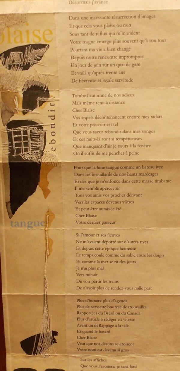 [CENDRARS] - RICHARD (Hughes) & BOURQUIN (Thierry) Cher Blaise. Genève, Editions nomades, 2002. – Image 2