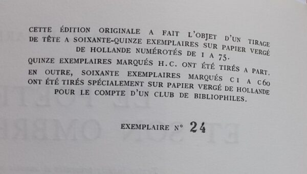 ELUARD (Paul) Le poète et son ombre. Paris, Seghers, 1963. – Image 4