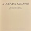 [CENDRARS] - BOILLAT (Gabriel) A l'origine, Cendrars. Les Ponts-de-Martel, Hughes Richard, 1985. – Image 2