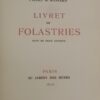 RONSARD  (Pierre de) Livret de Folastries, suivi de deux sonnets. Paris, Au Jardin des Muses, 1925. – Image 2