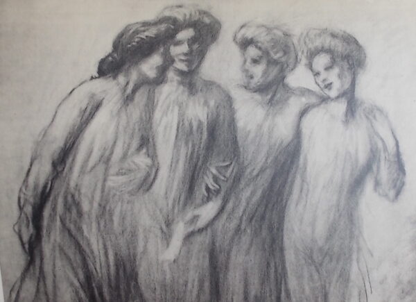 [STEINLEN] - AURIOL (George) & DYSSORD (Jacques) Steinlen. Steinlen et la rue par George Auriol - Saint Lazare par Jacques Dessord. Paris, Eugène Rey Editeur, 1930. – Image 4