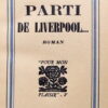 PEISSON (Edouard) Parti de Liverpool... Paris, Grasset (coll. Pour mon plaisir), 1932. – Image 2