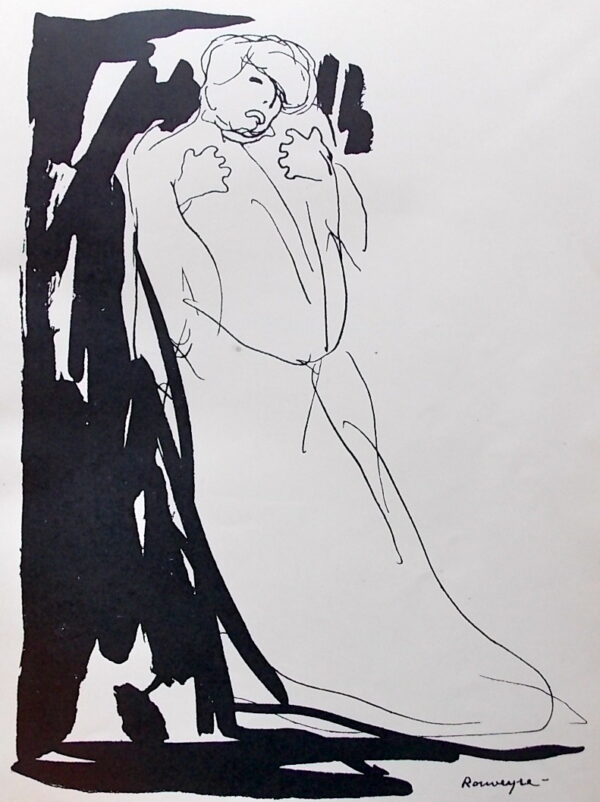 ROUVEYRES (André) Carcasses divines. Dessins de Rouveyre 1906-1907. Paris, Société du Mercure de France, 1909. – Image 6