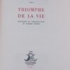 GIONO (Jean) Triomphe de la vie. Neuchâtel, Ides et Calendes, 1941. – Image 2