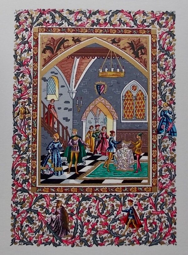 PERRAULT (Charles) - LEPRINCE DE BEAUMONT - D'AULNOY (Marie) Contes de Perrault & Contes du temps jadis. Nice, Editions le Chant des Sphères, 1968. – Image 4