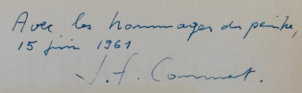 [COMMENT] - JORAY (Marcel) Jean-François Comment. La Neuveville, Ed. du Griffon (coll. L'Art Suisse Contemporain), 1954. – Image 2