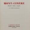 GREEN (Julien) Mont-Cinère. Paris, Plon (coll. L'Abeille Garance), 1928. – Image 2