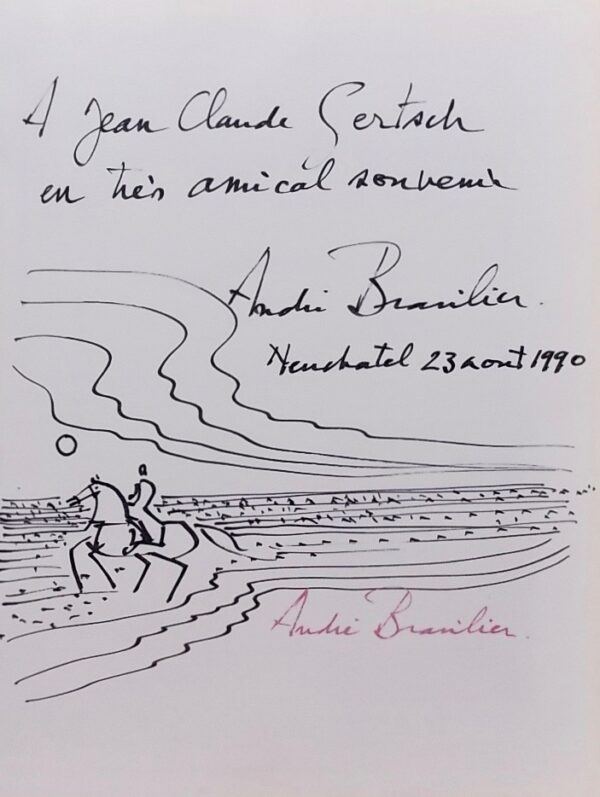 [BRASILIER] - LE PICHON (Yann) André Brasilier. Ses transfigurations. Paris, Librairie Séguier, 1989. – Image 3