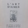 OVIDE L'art d'aimer. Paris, A l'enseigne du Pot Cassé, 1946.. – Image 2