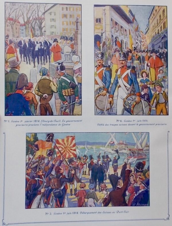 COLLECTIF Nos centenaires. [Genève Suisse 1813-1814-1815]. Genève, Imprimerie Atar, sans date. – Image 6