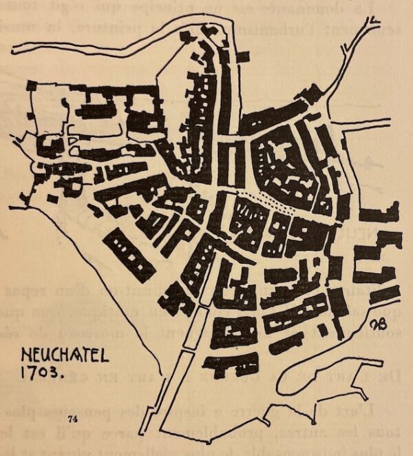 BEGUIN (Jacques) Architecture neuchâteloise. Neuchâtel, La Baconnière (coll. Cahiers de l'Institut Neuchâtelois), 1942. – Image 4